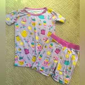 Little Sleepies Honey Bee Tea Party Pajama Set 2T